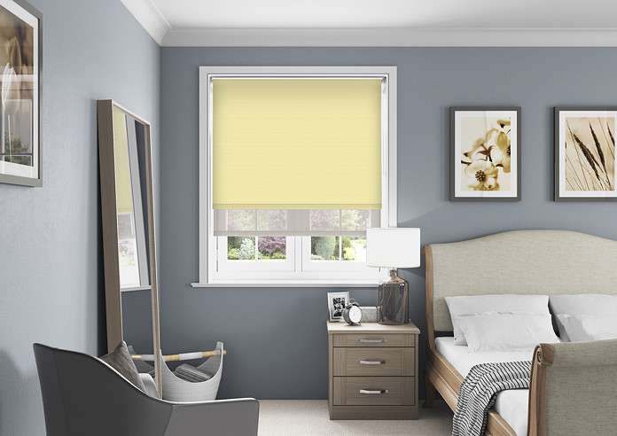 Rimini (Blackout), Sand & Texen Truffle - Double Roller Blind - Image 5